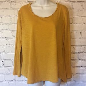Gold Long Sleeve Top
